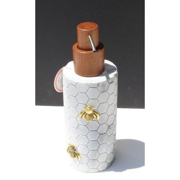 New Honey Comb Bee Soap Dispenser Kitchen Sink Soap Hand Liquid Pump Bottle - Picture 2 of 2
